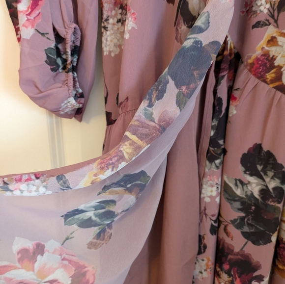 Hope and Ivy Wrap Maxi Dress NWT 12 - Picture 9 of 13